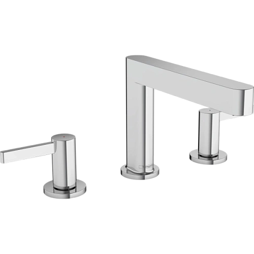 Смеситель для раковины Hansgrohe Finoris 110, на 3 отверстия, со сливным клапаном Push-Open 76033000 Смеситель для раковины Hansgrohe Finoris 110, на 3 отверстия, со сливным клапаном Push-Open 76033000