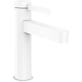 Смеситель для раковины Hansgrohe Finoris 110, со сливным гарнитуром 76020700, матовый белый Смеситель для раковины Hansgrohe Finoris 110, со сливным гарнитуром 76020700, матовый белый
