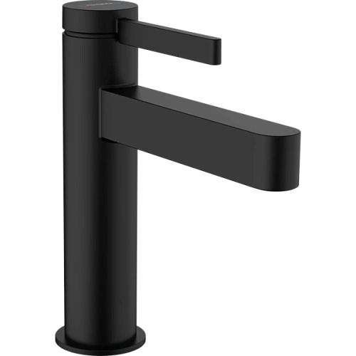 Смеситель для раковины Hansgrohe Finoris 110, со сливным клапаном Push-Open 76023670, матовый черный Смеситель для раковины Hansgrohe Finoris 110, со сливным клапаном Push-Open 76023670, матовый черный