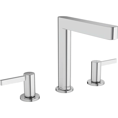 Смеситель для раковины Hansgrohe Finoris 160, на 3 отверстия, со сливным клапаном Push-Open 76034000 Смеситель для раковины Hansgrohe Finoris 160, на 3 отверстия, со сливным клапаном Push-Open 76034000