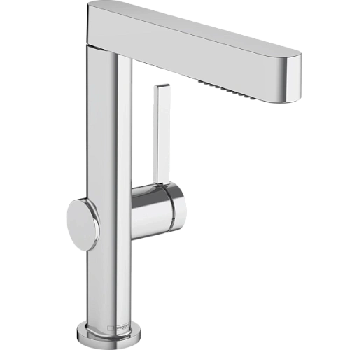 Смеситель для раковины Hansgrohe Finoris 230, с вытяжным душем 2jet, со сливным клапаном Push-Open 76063000. Смеситель для раковины Hansgrohe Finoris 230, с вытяжным душем 2jet, со сливным клапаном Push-Open 76063000.