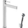 Смеситель для раковины Hansgrohe Finoris 260 со сливным гарнитуром и гигиеническим душем 76220000, х