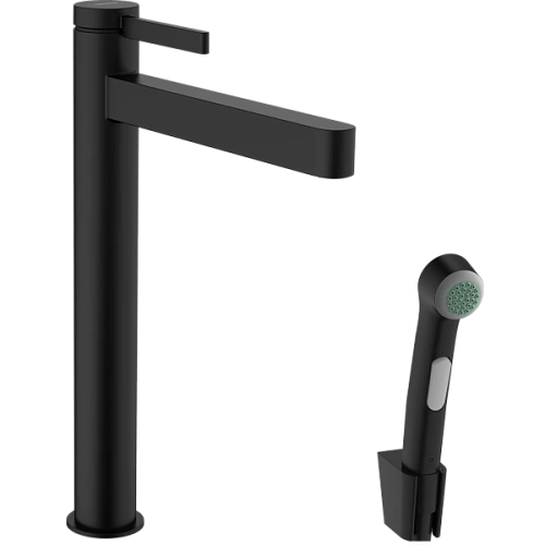 Смеситель для раковины Hansgrohe Finoris 260 со сливным гарнитуром и гигиеническим душем 76220670, м Смеситель для раковины Hansgrohe Finoris 260 со сливным гарнитуром и гигиеническим душем 76220670, м