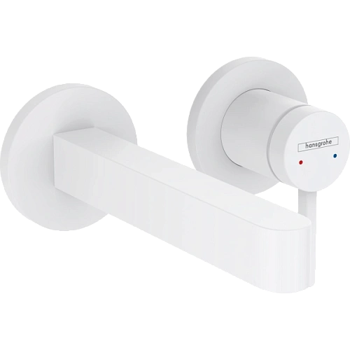 Смеситель для раковины Hansgrohe Finoris скрытого монтажа, настенный, с изливом 16.8 см 76051700, ма Смеситель для раковины Hansgrohe Finoris скрытого монтажа, настенный, с изливом 16.8 см 76051700, ма