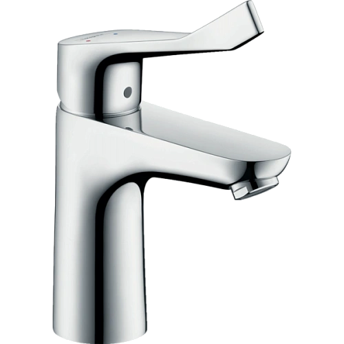 Смеситель для раковины Hansgrohe Focus без сливного набора, с длинной рукояткой 31915000, хром Смеситель для раковины Hansgrohe Focus без сливного набора, с длинной рукояткой 31915000, хром