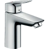 Смеситель для раковины Hansgrohe Logis 100, CoolStart, без сливного набора 71103000, хром Смеситель для раковины Hansgrohe Logis 100, CoolStart, без сливного набора 71103000, хром