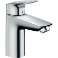 Смеситель для раковины Hansgrohe Logis 100, CoolStart, без сливного набора 71103000, хром Смеситель для раковины Hansgrohe Logis 100, CoolStart, без сливного набора 71103000, хром
