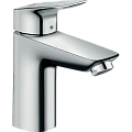 Смеситель для раковины Hansgrohe Logis 100, CoolStart, без сливного набора 71103000, хром Смеситель для раковины Hansgrohe Logis 100, CoolStart, без сливного набора 71103000, хром