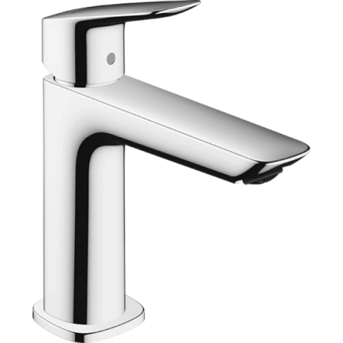 Смеситель для раковины Hansgrohe Logis 110 Fine CoolStart со сливным гарнитуром 71251000, хром Смеситель для раковины Hansgrohe Logis 110 Fine CoolStart со сливным гарнитуром 71251000, хром