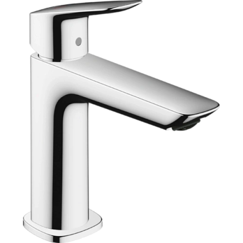 Смеситель для раковины Hansgrohe Logis 110 Fine CoolStart со сливным гарнитуром 71254000, хром Смеситель для раковины Hansgrohe Logis 110 Fine CoolStart со сливным гарнитуром 71254000, хром