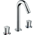 Смеситель для раковины hansgrohe Logis на 3 отверстия со сливным гарнитуром, хром 71133000 Смеситель для раковины hansgrohe Logis на 3 отверстия со сливным гарнитуром, хром 71133000