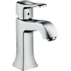 Смеситель для раковины hansgrohe Metris Classic со сливным гарнитуром, хром 31075000