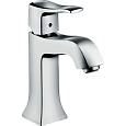 Смеситель для раковины hansgrohe Metris Classic со сливным гарнитуром, хром 31075000 Смеситель для раковины hansgrohe Metris Classic со сливным гарнитуром, хром 31075000