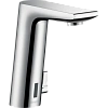 Смеситель для раковины Hansgrohe Metris S, электронный, с регулировкой температуры, питание от батарейки 31100000.