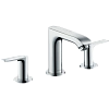 Смеситель для раковины Hansgrohe Metris на 3 отверстия со сливным гарнитуром, хром 31083000 Смеситель для раковины Hansgrohe Metris на 3 отверстия со сливным гарнитуром, хром 31083000