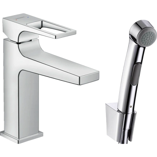 Смеситель для раковины Hansgrohe Metropol 110 74522000 Смеситель для раковины Hansgrohe Metropol 110 74522000