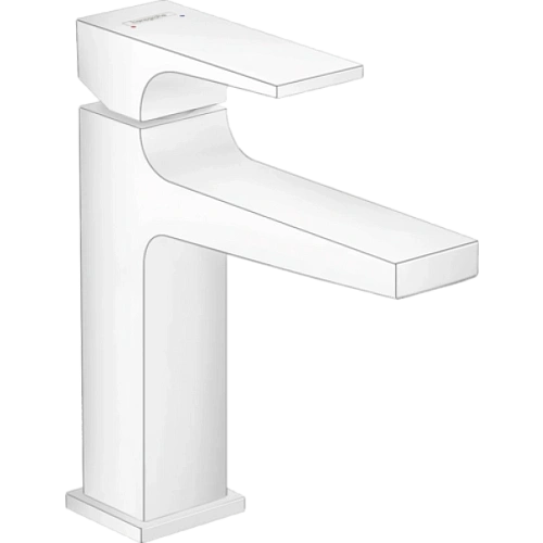 Смеситель для раковины hansgrohe Metropol 110, однорычажный, с рычаговой рукояткой, со сливным клапаном 32507700. Смеситель для раковины hansgrohe Metropol 110, однорычажный, с рычаговой рукояткой, со сливным клапаном 32507700.