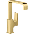 Смеситель для раковины Hansgrohe Metropol 32511990, полированное золото Смеситель для раковины Hansgrohe Metropol 32511990, полированное золото