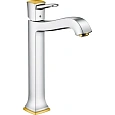 Смеситель для раковины Hansgrohe Metropol Classic 31303090, золото/хром Смеситель для раковины Hansgrohe Metropol Classic 31303090, золото/хром