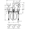 Смеситель для раковины hansgrohe Metropol Classic 31306000 Смеситель для раковины hansgrohe Metropol Classic 31306000