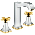 Смеситель для раковины Hansgrohe Metropol Classic 31307090, хром/под золото Смеситель для раковины Hansgrohe Metropol Classic 31307090, хром/под золото