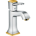 Смеситель для раковины Hansgrohe Metropol Classic хром/золото 31300090 Смеситель для раковины Hansgrohe Metropol Classic хром/золото 31300090