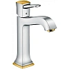 Смеситель для раковины Hansgrohe Metropol Classic хром/золото 31302090 Смеситель для раковины Hansgrohe Metropol Classic хром/золото 31302090