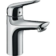 Смеситель для раковины Hansgrohe Novus 100 без донного клапана 71031000 Смеситель для раковины Hansgrohe Novus 100 без донного клапана 71031000