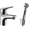 Смеситель для раковины Hansgrohe Novus 71144000 с Гигиенический душем