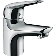 Смеситель для раковины hansgrohe Novus однорычажный со сливным гарнитуром, хром 71020000 Смеситель для раковины hansgrohe Novus однорычажный со сливным гарнитуром, хром 71020000