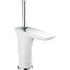 Смеситель для раковины hansgrohe PuraVida белый/хром 15075400