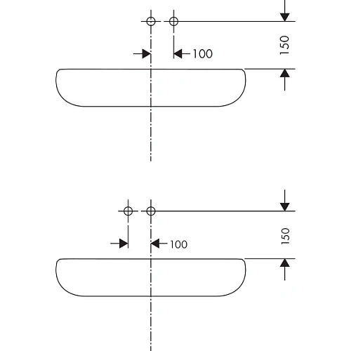 Смеситель для раковины hansgrohe PuraVida настенный с длинным изливом, хром 15085000 Смеситель для раковины hansgrohe PuraVida настенный с длинным изливом, хром 15085000