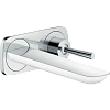 Смеситель для раковины hansgrohe PuraVida настенный, белый/хром 15084400