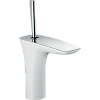 Смеситель для раковины hansgrohe PuraVida со сливным гарнитуром, белый/хром 15074400 Смеситель для раковины hansgrohe PuraVida со сливным гарнитуром, белый/хром 15074400
