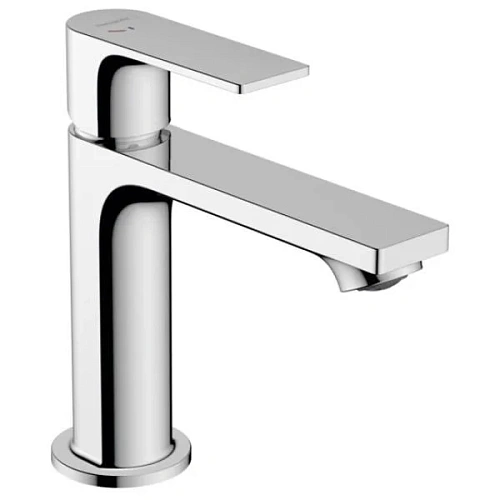 Смеситель для раковины Hansgrohe Rebris E 110 CoolStart, со сливным гарнитуром 72559000, хром Смеситель для раковины Hansgrohe Rebris E 110 CoolStart, со сливным гарнитуром 72559000, хром