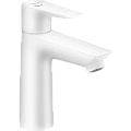 Смеситель для раковины Hansgrohe Talis E 110, CoolStart, со сливным гарнитуром 71713700, матовый бел Смеситель для раковины Hansgrohe Talis E 110, CoolStart, со сливным гарнитуром 71713700, матовый бел