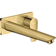 Смеситель для раковины Hansgrohe Talis E настенный с длинным изливом 71734990, полированное золото Смеситель для раковины Hansgrohe Talis E настенный с длинным изливом 71734990, полированное золото
