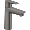 Смеситель для раковины Hansgrohe Talis E со средним изливом и сливным гарнитуром 71710340, шлиф. чер