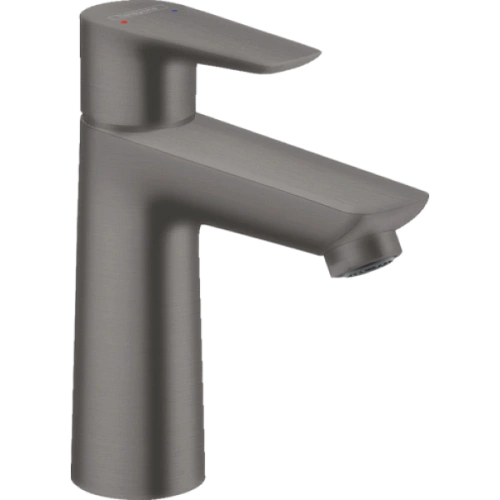 Смеситель для раковины Hansgrohe Talis E со средним изливом и сливным гарнитуром 71710340, шлиф. чер Смеситель для раковины Hansgrohe Talis E со средним изливом и сливным гарнитуром 71710340, шлиф. чер