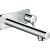 Смеситель для раковины hansgrohe Talis S настенный с длинным изливом, хром 72111000