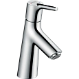 Смеситель для раковины hansgrohe Talis S с низким изливом и сливным гарнитуром, хром 72010000 Смеситель для раковины hansgrohe Talis S с низким изливом и сливным гарнитуром, хром 72010000
