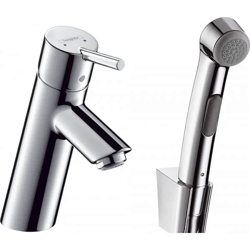 Смеситель для раковины Hansgrohe Talis S2 без сливного гарнитура, с гигиеническим душем 32140000, хр Смеситель для раковины Hansgrohe Talis S2 без сливного гарнитура, с гигиеническим душем 32140000, хр