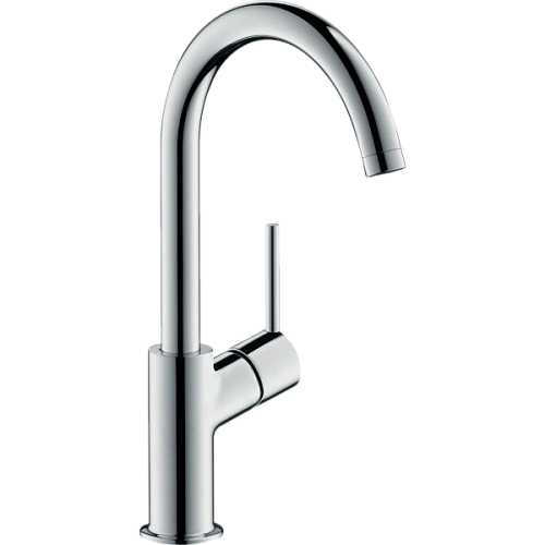 Смеситель для раковины Hansgrohe Talis с поворотным изливом и сливным гарнитуром 32084000, хром Смеситель для раковины Hansgrohe Talis с поворотным изливом и сливным гарнитуром 32084000, хром