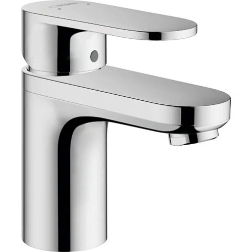 Смеситель для раковины Hansgrohe Vernis Blend 100, со сливным гарнитуром, цинк 71571000, хром Смеситель для раковины Hansgrohe Vernis Blend 100, со сливным гарнитуром, цинк 71571000, хром