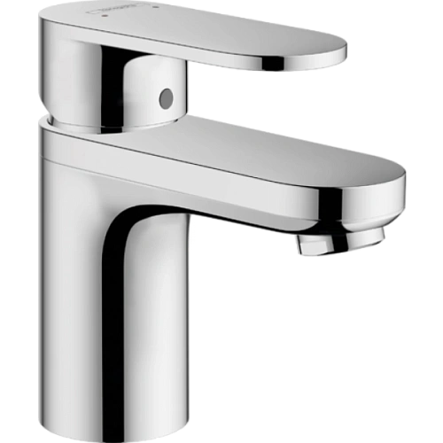 Смеситель для раковины Hansgrohe Vernis Blend 100, со сливным гарнитуром, цинк 71571000, хром Смеситель для раковины Hansgrohe Vernis Blend 100, со сливным гарнитуром, цинк 71571000, хром