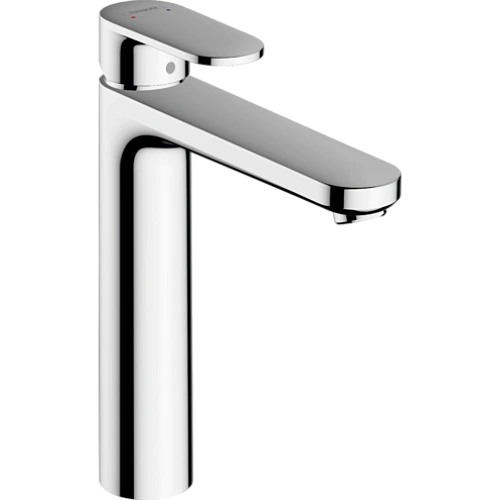 Смеситель для раковины Hansgrohe Vernis Blend 190 с металлическим сливным гарнитуром 71581000, хром Смеситель для раковины Hansgrohe Vernis Blend 190 с металлическим сливным гарнитуром 71581000, хром