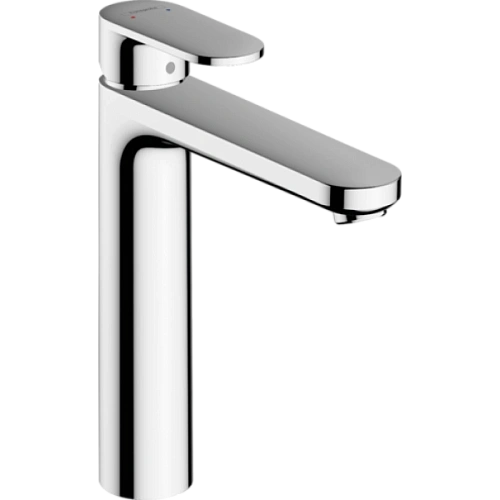 Смеситель для раковины Hansgrohe Vernis Blend 190 с металлическим сливным гарнитуром 71581000, хром Смеситель для раковины Hansgrohe Vernis Blend 190 с металлическим сливным гарнитуром 71581000, хром