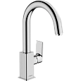 Смеситель для раковины Hansgrohe Vernis Shape 210, со сливным гарнитуром 71564000, хром Смеситель для раковины Hansgrohe Vernis Shape 210, со сливным гарнитуром 71564000, хром