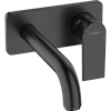 Смеситель для раковины Hansgrohe Vernis Shape настенный, излив 20,4 71578670, матовый черный