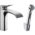 Смеситель для раковины Hansgrohe Vivenis 110 со сливным гарнитуром и гигиеническим душем 75210000, х Смеситель для раковины Hansgrohe Vivenis 110 со сливным гарнитуром и гигиеническим душем 75210000, х